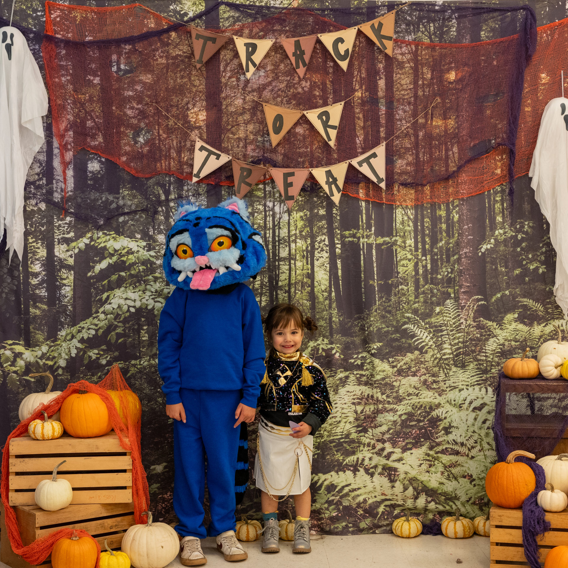 person posing in halloween costume