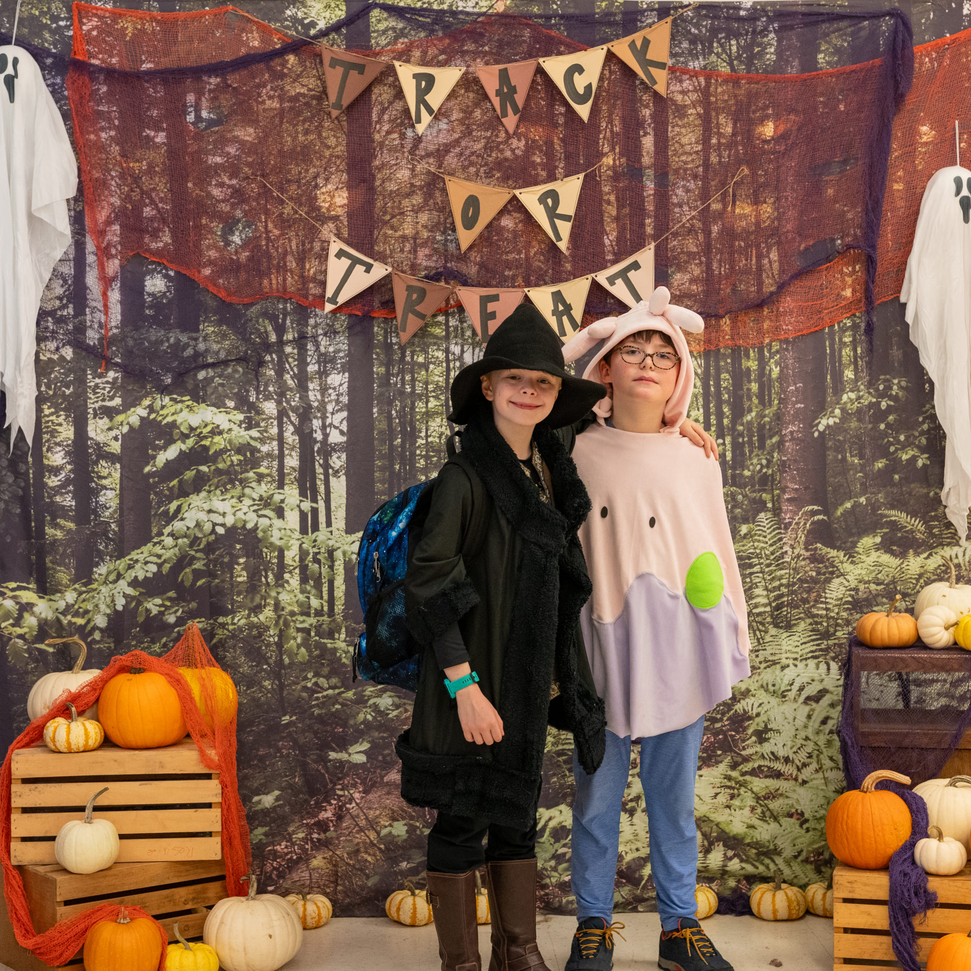 person posing in halloween costume