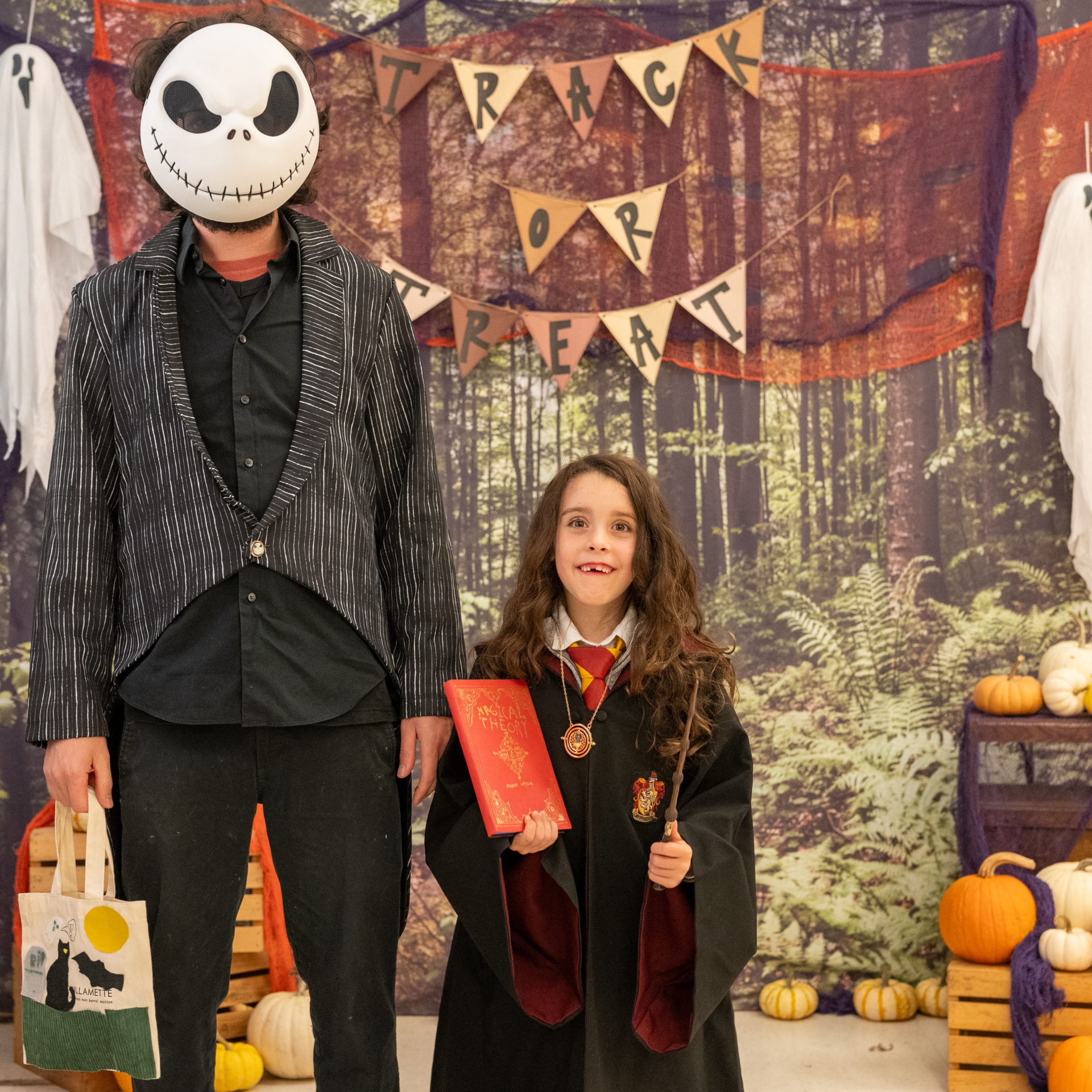 person posing in halloween costume