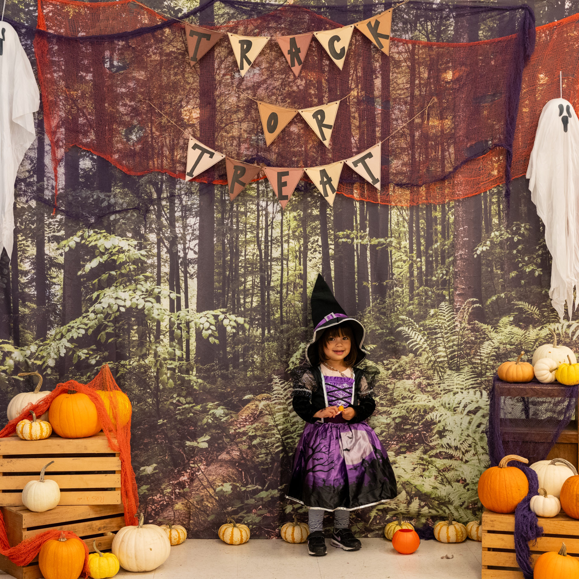 person posing in halloween costume