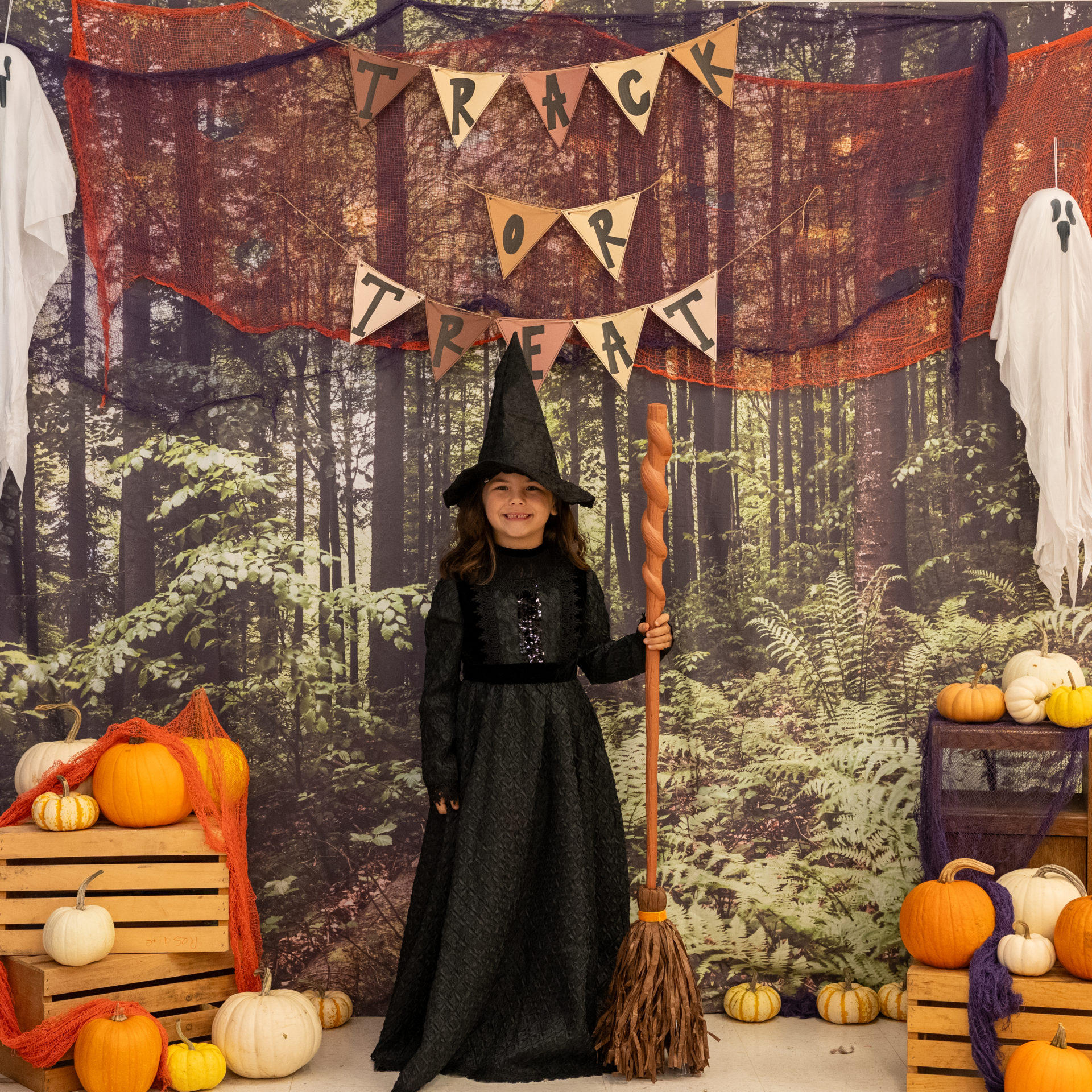 person posing in halloween costume