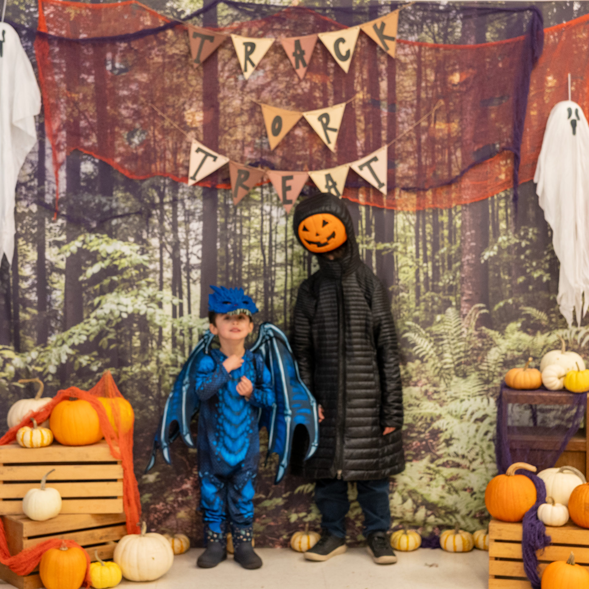 person posing in halloween costume