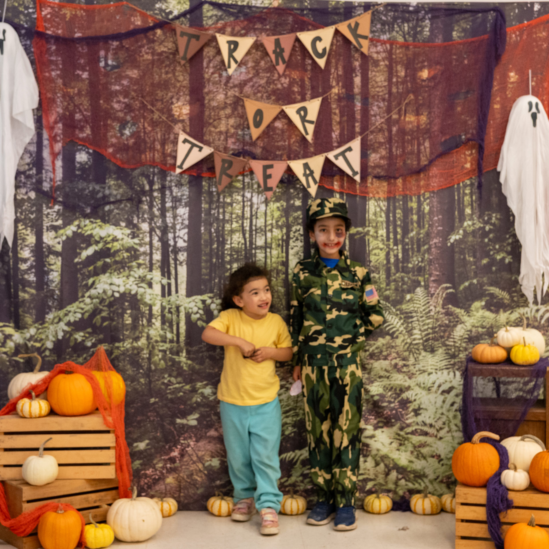 person posing in halloween costume